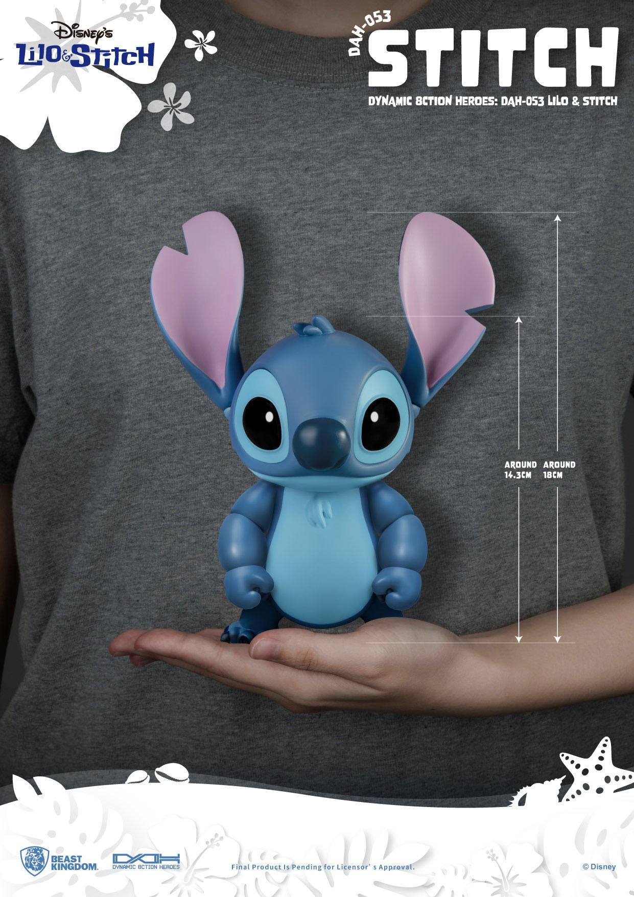 Beast Kingdom - Lilo & Stitch - Figura Dynamic 8ction Heroes 1/9 Stitch 18 cm