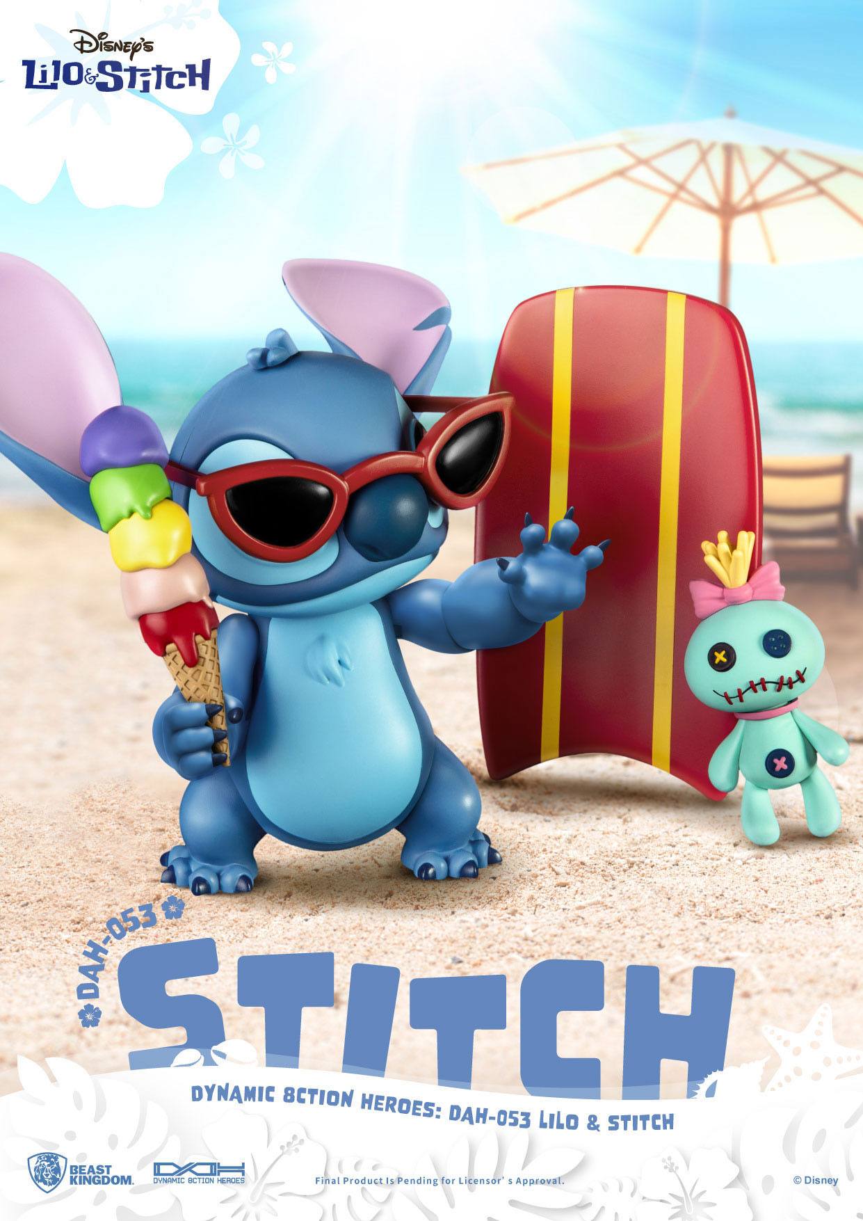 Beast Kingdom - Lilo & Stitch - Figura Dynamic 8ction Heroes 1/9 Stitch 18 cm