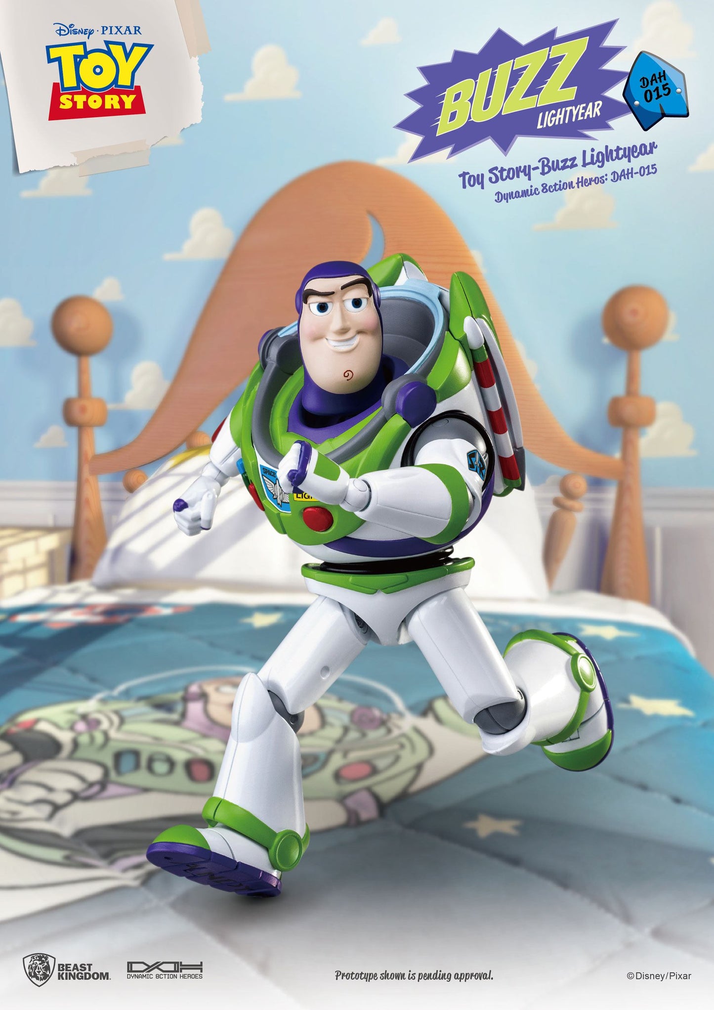 Beast Kingdom - Toy Story - Figura Dynamic 8ction Heroes Buzz Lightyear 18 cm