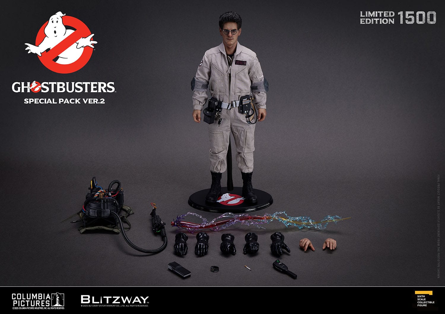 Blitzway - Pack de 4 Figuras Premium 1/6 Los Cazafantasmas Ver. 2