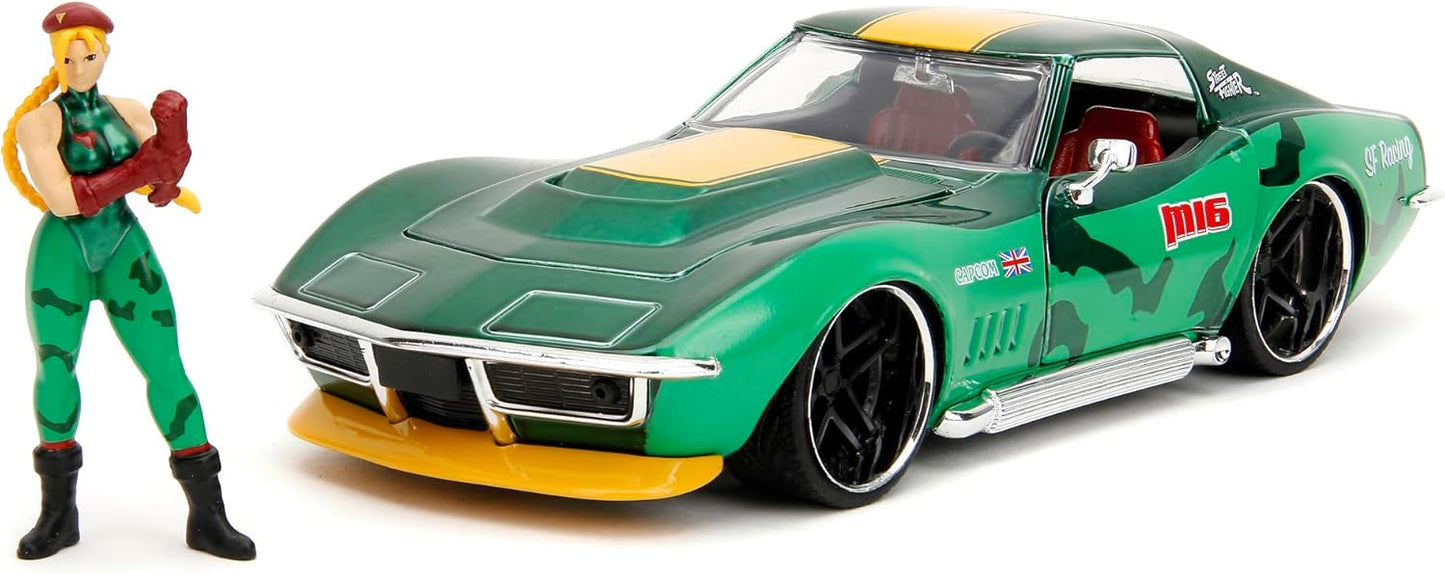 CAMMY & 1969 CHEVROLET CORVETTE SET 1/24 SCALE STREET FIGHTER II