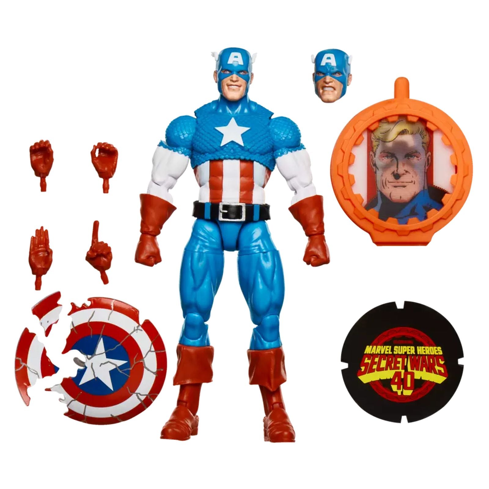 CAPTAIN AMERICA FIG. 15 CM SECRET WARS MARVEL LEGENDS SERIES