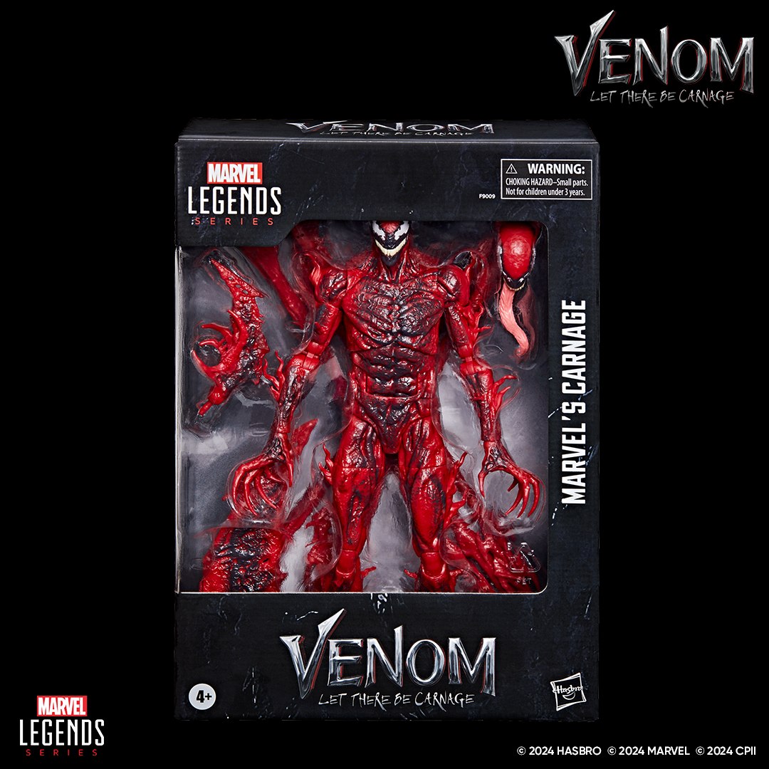 HASBRO MARVEL LEGENDS SERIES CARNAGE LET THERE BE CARNAGE