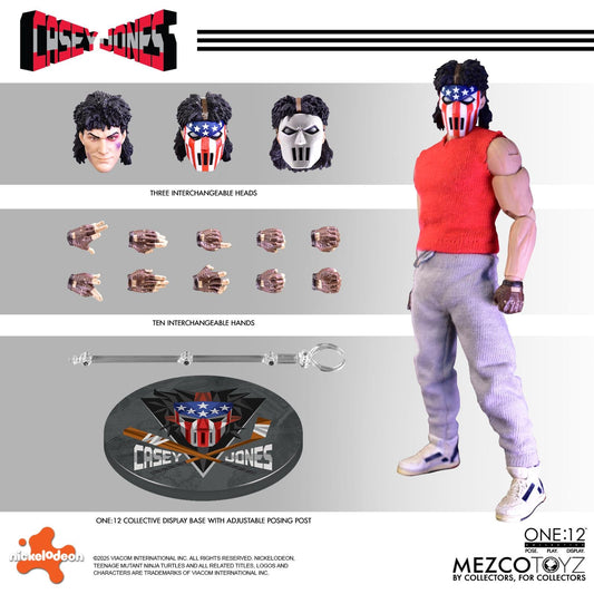 CASEY JONES FIGURA 17 CM TEENAGE MUTANT NINJA TURTLES ONE:12 COLLECTIVE