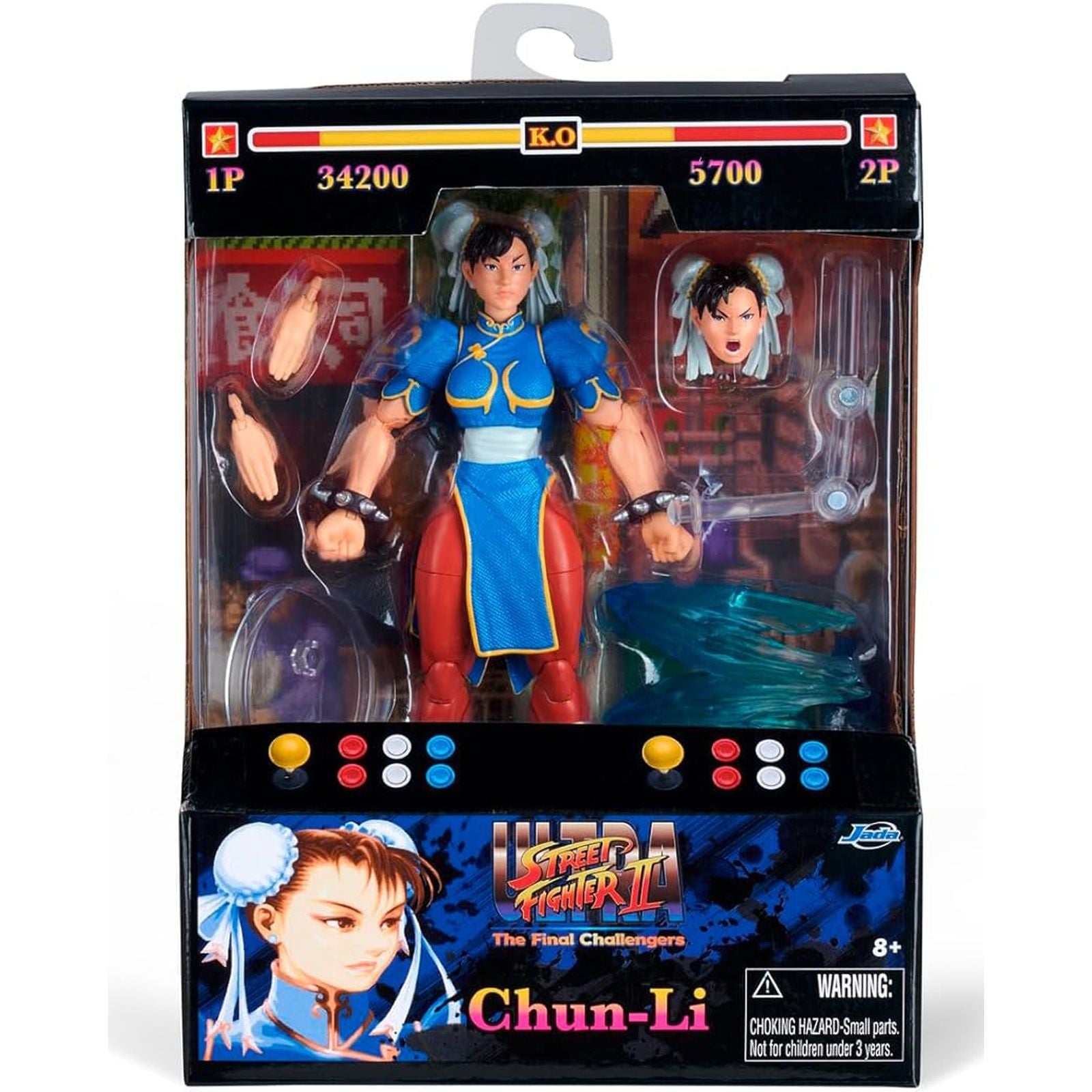 CHUN-LI FIGURA 15 CM ULTRA STREET FIGHTER II: THE FINAL CHALLENGERS