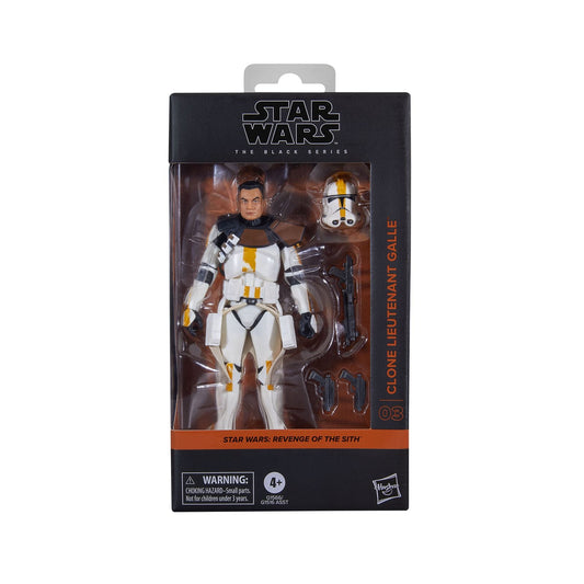 CLONE LIEUTENANT GALLE FIGURA 15 CM STAR WARS: REVENGE OF THE SITH THE BLACK SERIES