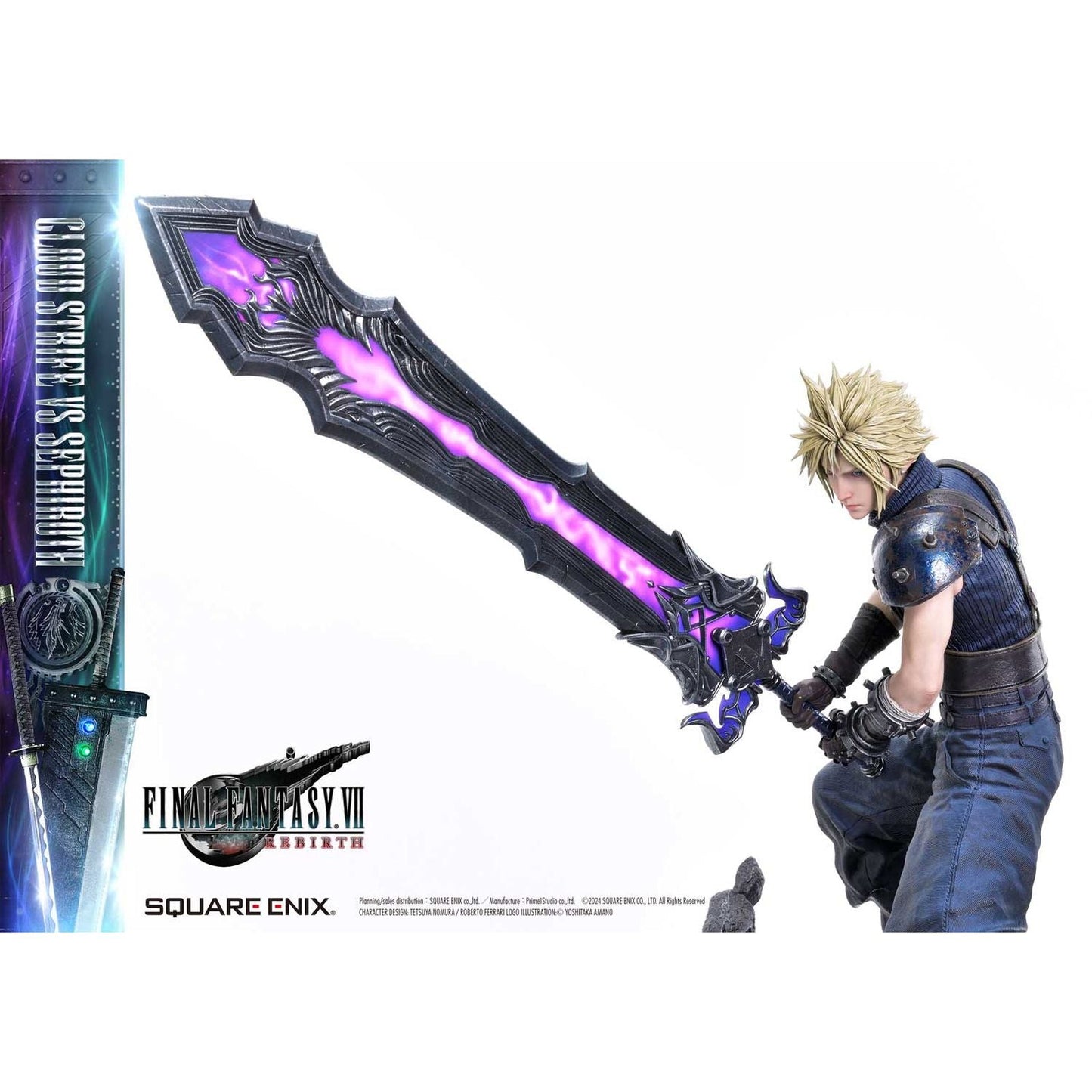 CLOUD STRIFE & SEPHIROTH SET 2 ESTATUAS 68 / 69 CM FINAL FANTASY VII REBIRTH MASTERLINE 1/4 SCALE