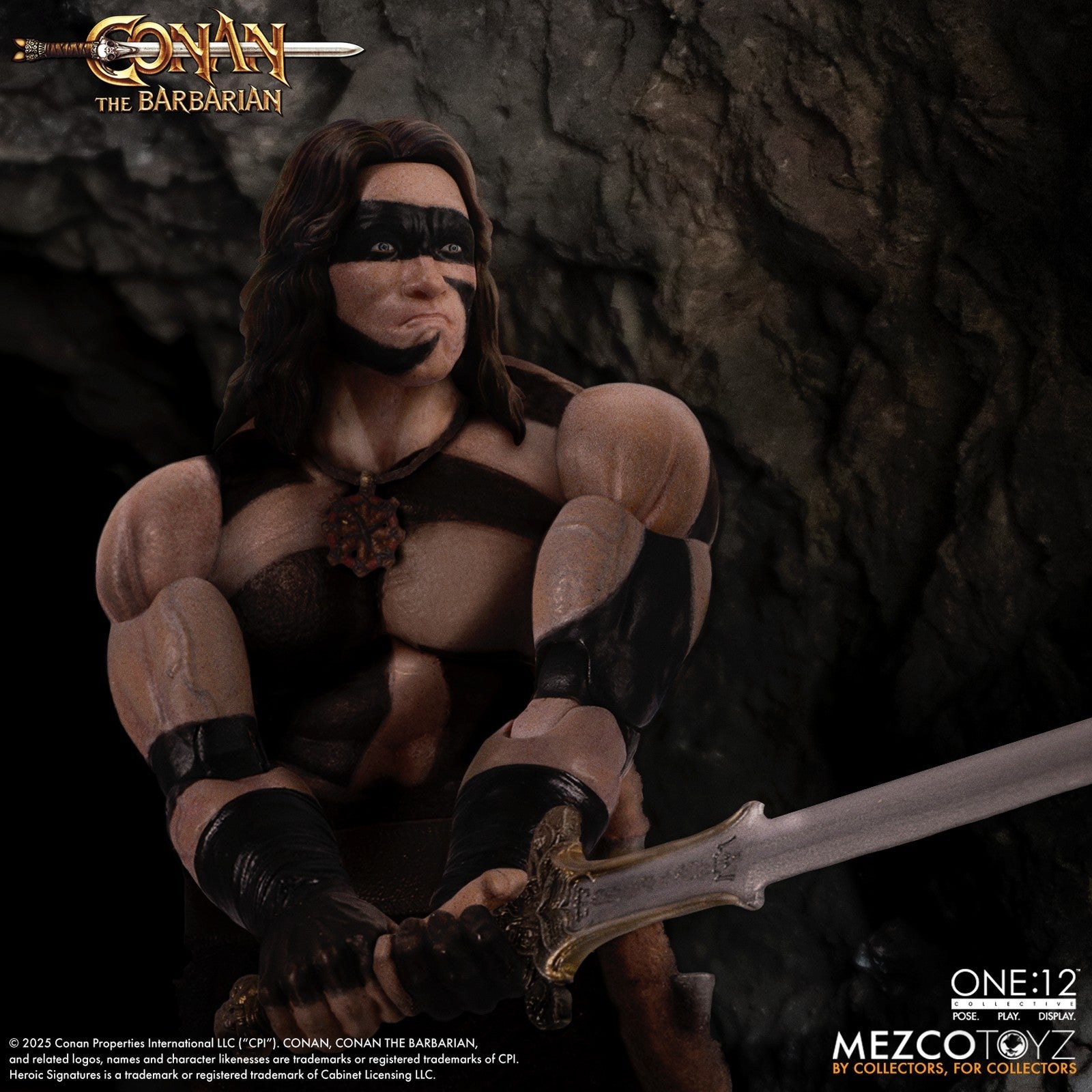 CONAN WAR PAINT EDITION FIGURA 16 CM CONAN THE BARBARIAN 1982 ONE 12 COLLECTIVE