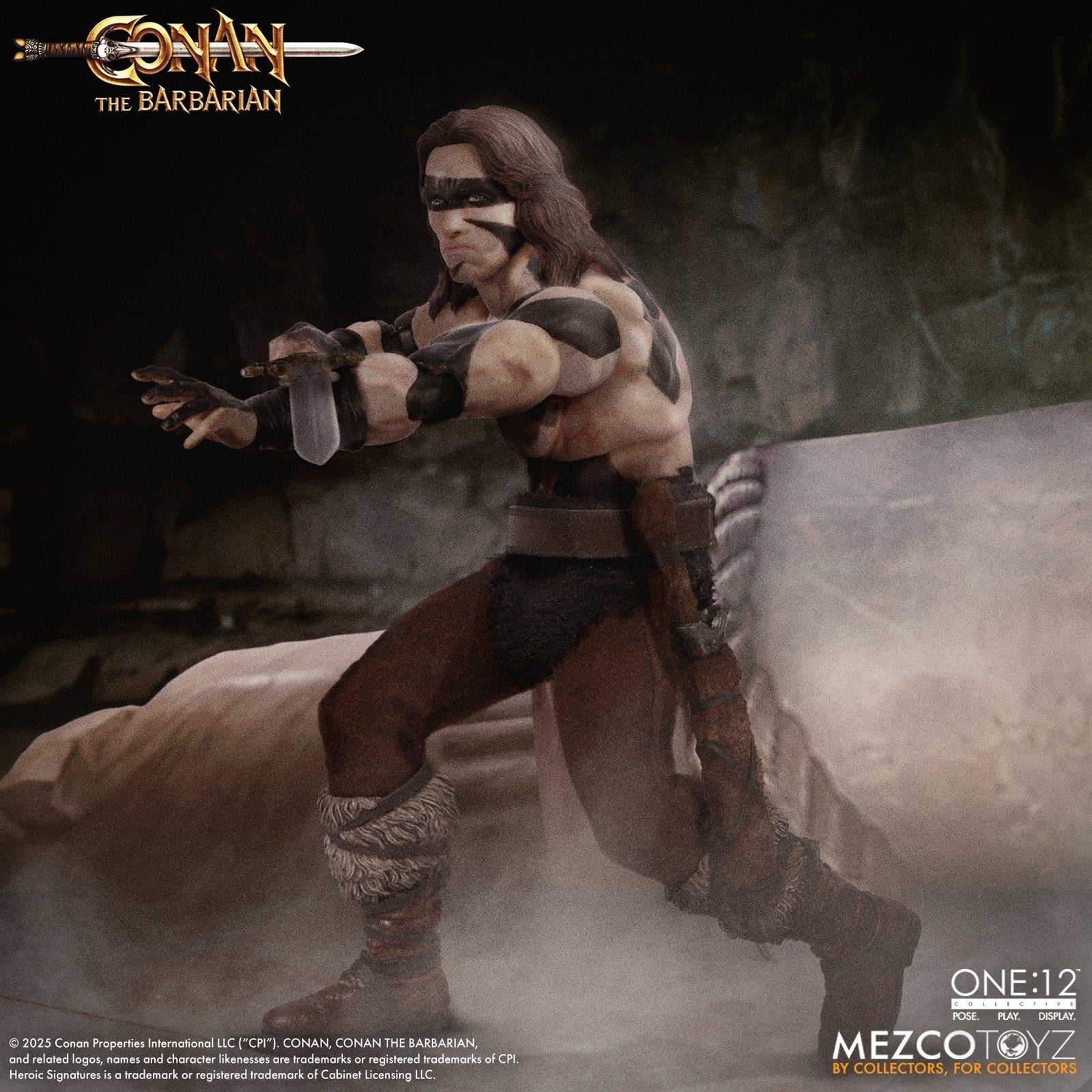 CONAN WAR PAINT EDITION FIGURA 16 CM CONAN THE BARBARIAN 1982 ONE 12 COLLECTIVE