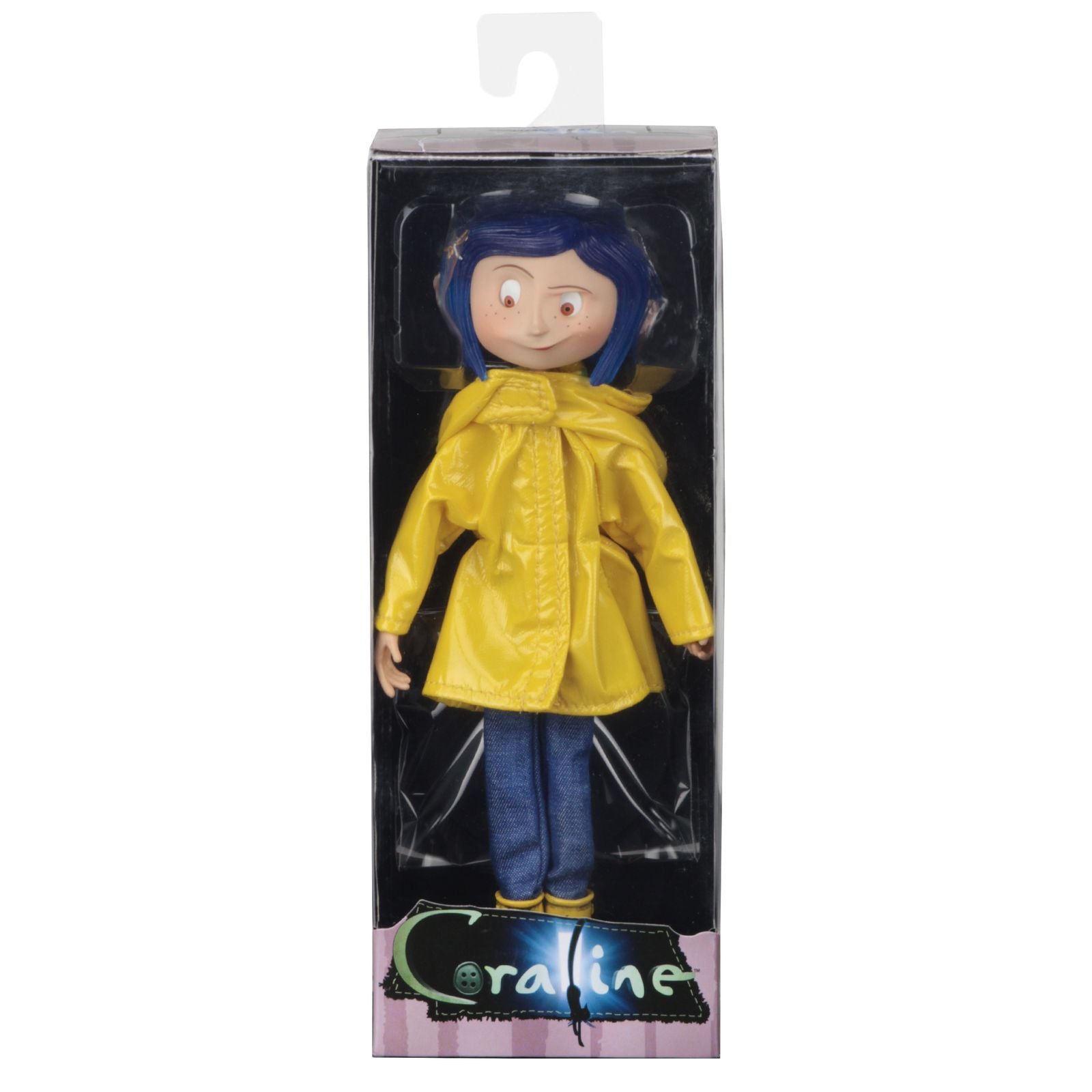 CORALINE RAIN COAT VERSION FIGURA 18 CM CORALINE BENDY FASHION DOLL RE-RUN