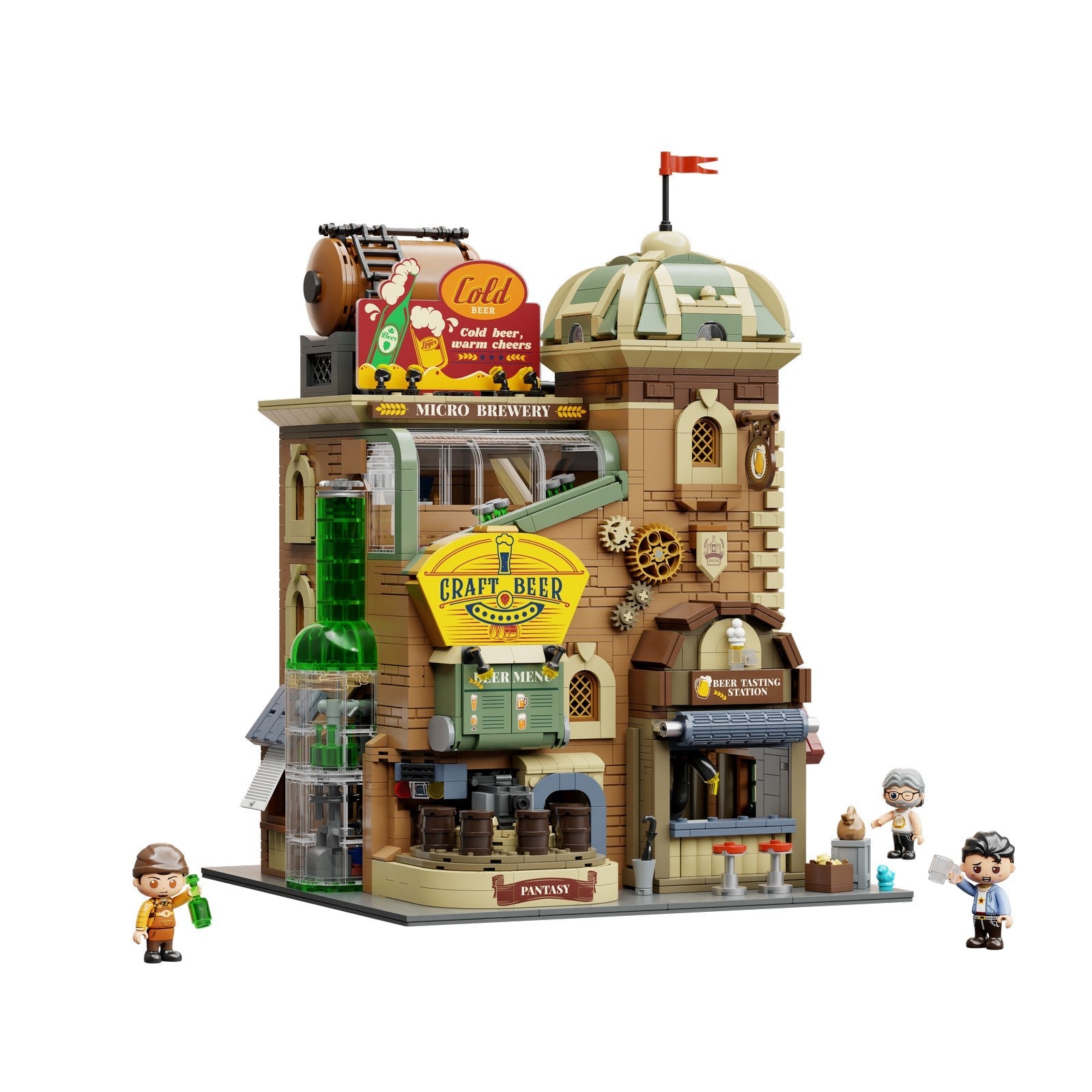 CRAFT BREWARY SET CONSTRUCCION 35 CM RETRO SERIES