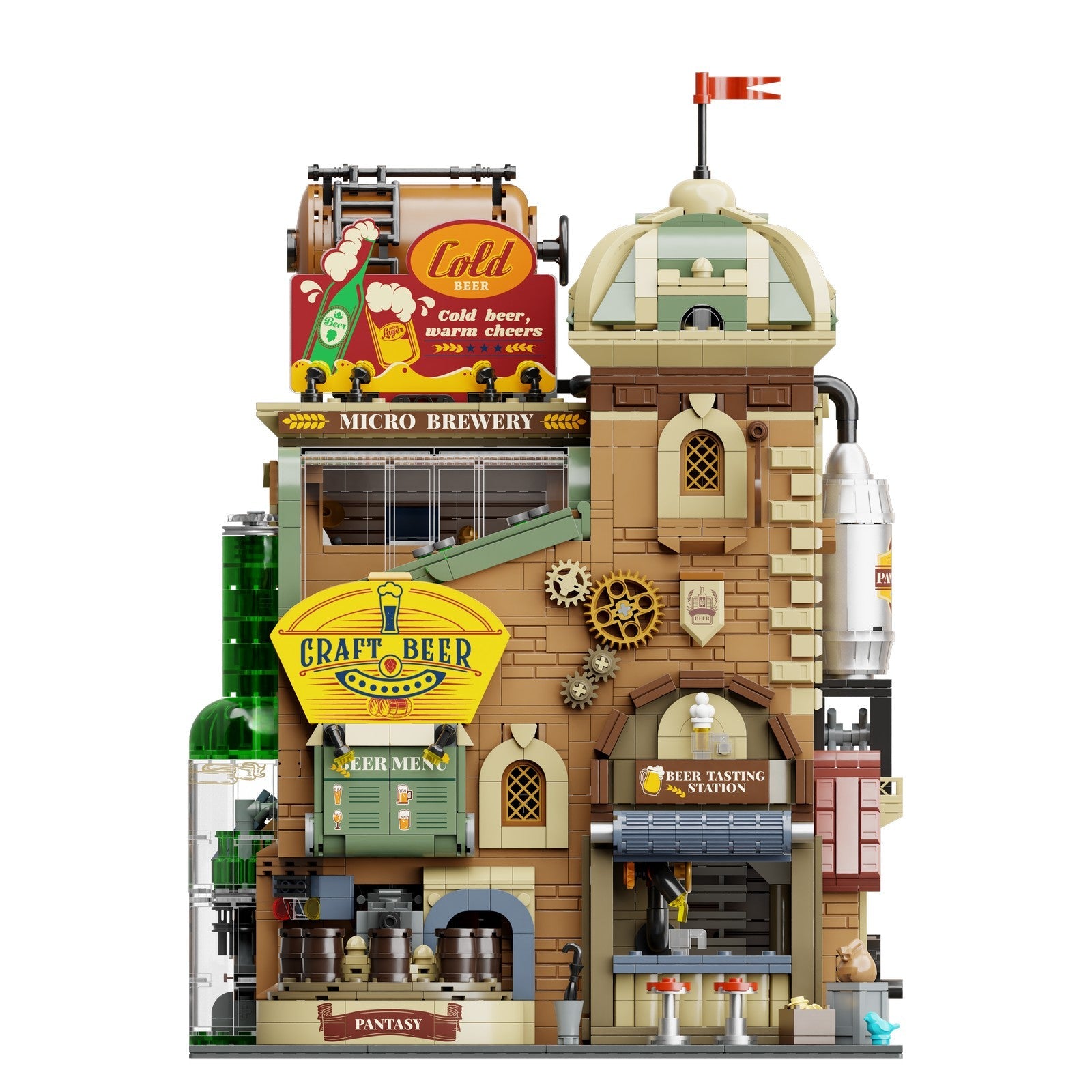CRAFT BREWARY SET CONSTRUCCION 35 CM RETRO SERIES