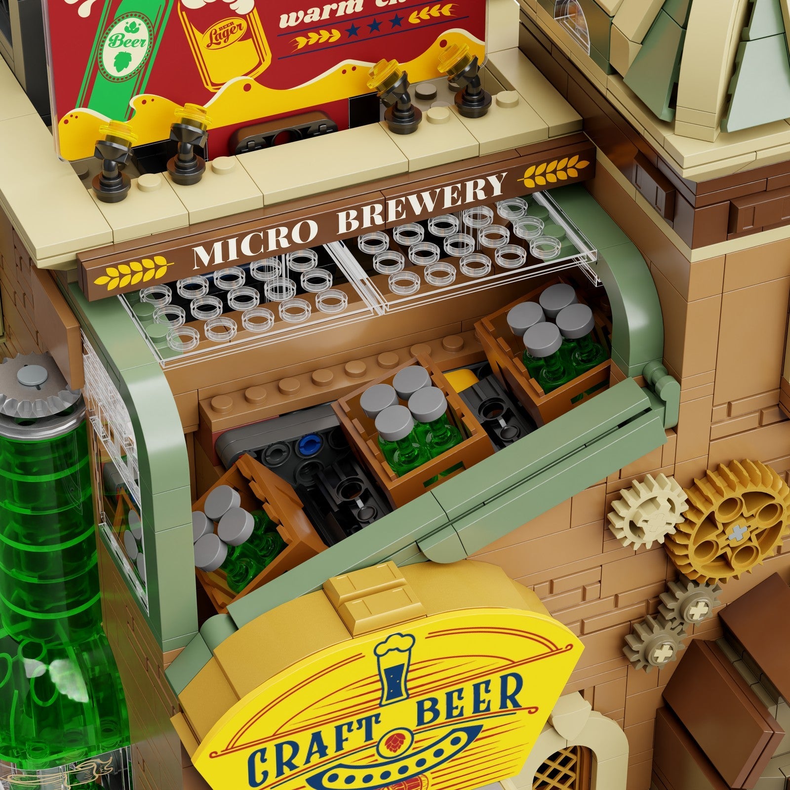 CRAFT BREWARY SET CONSTRUCCION 35 CM RETRO SERIES