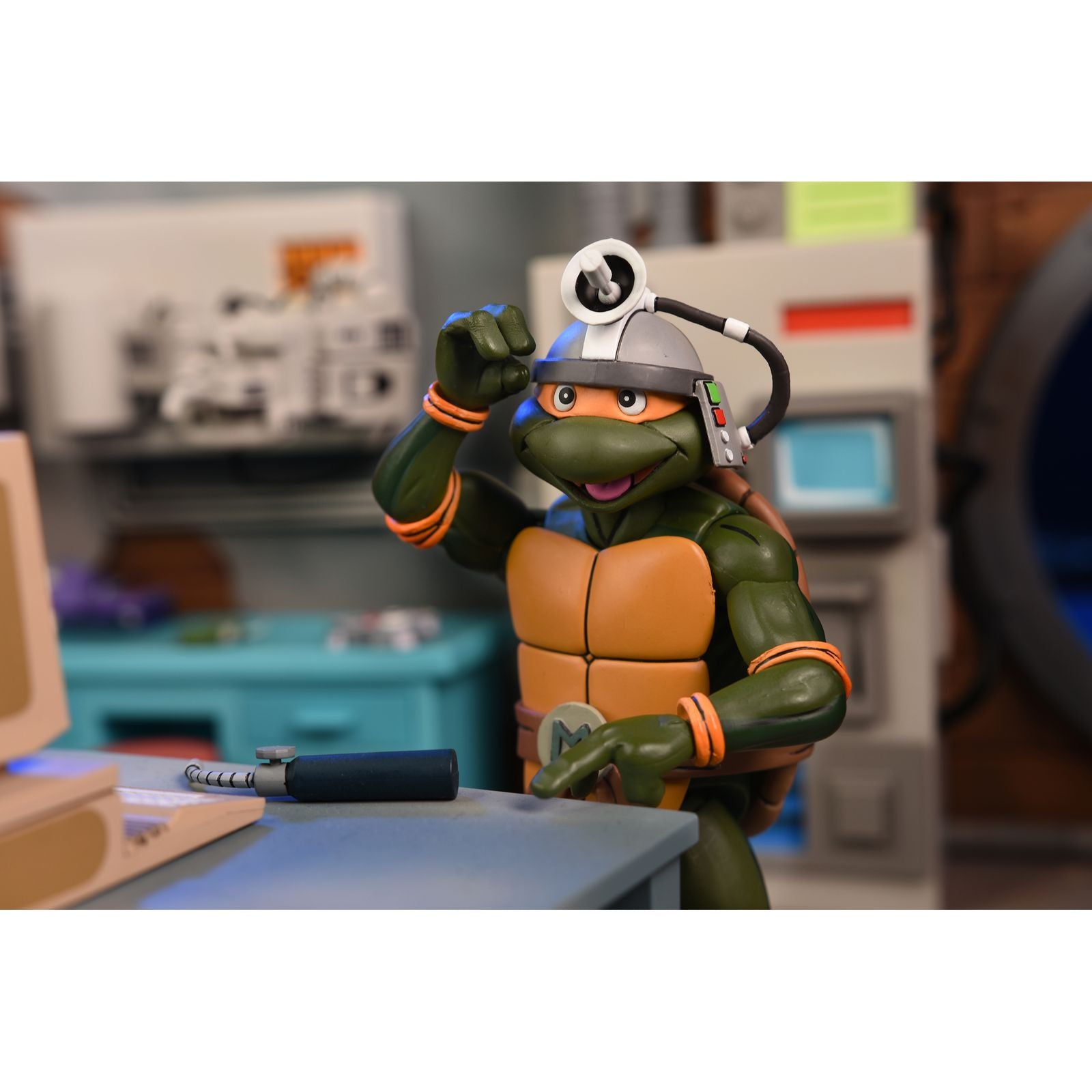 CREEPY EDDIE & SHIBANO SAMA 2 PACK SCALE ACTION FIGURAS 18 CM TEENAGE MUTANT NINJA TURTLES SATURDAY MORNING ADVENTURES