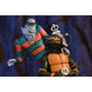CREEPY EDDIE & SHIBANO SAMA 2 PACK SCALE ACTION FIGURAS 18 CM TEENAGE MUTANT NINJA TURTLES SATURDAY MORNING ADVENTURES