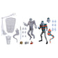 CREEPY EDDIE & SHIBANO SAMA 2 PACK SCALE ACTION FIGURAS 18 CM TEENAGE MUTANT NINJA TURTLES SATURDAY MORNING ADVENTURES