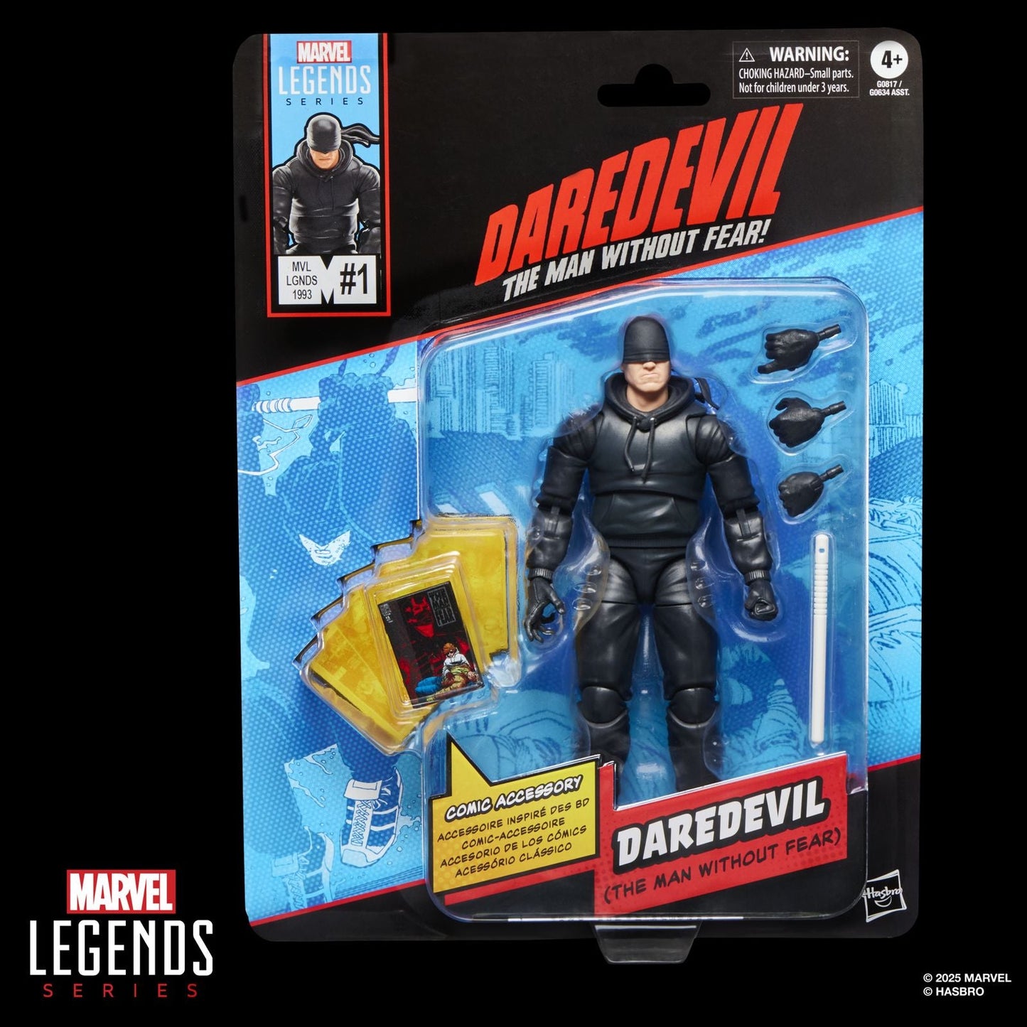 DAREDEVIL FIGURA 15 CM DAREDEVIL THE MAN WITHOUT FEAR MARVEL LEGENDS SERIES