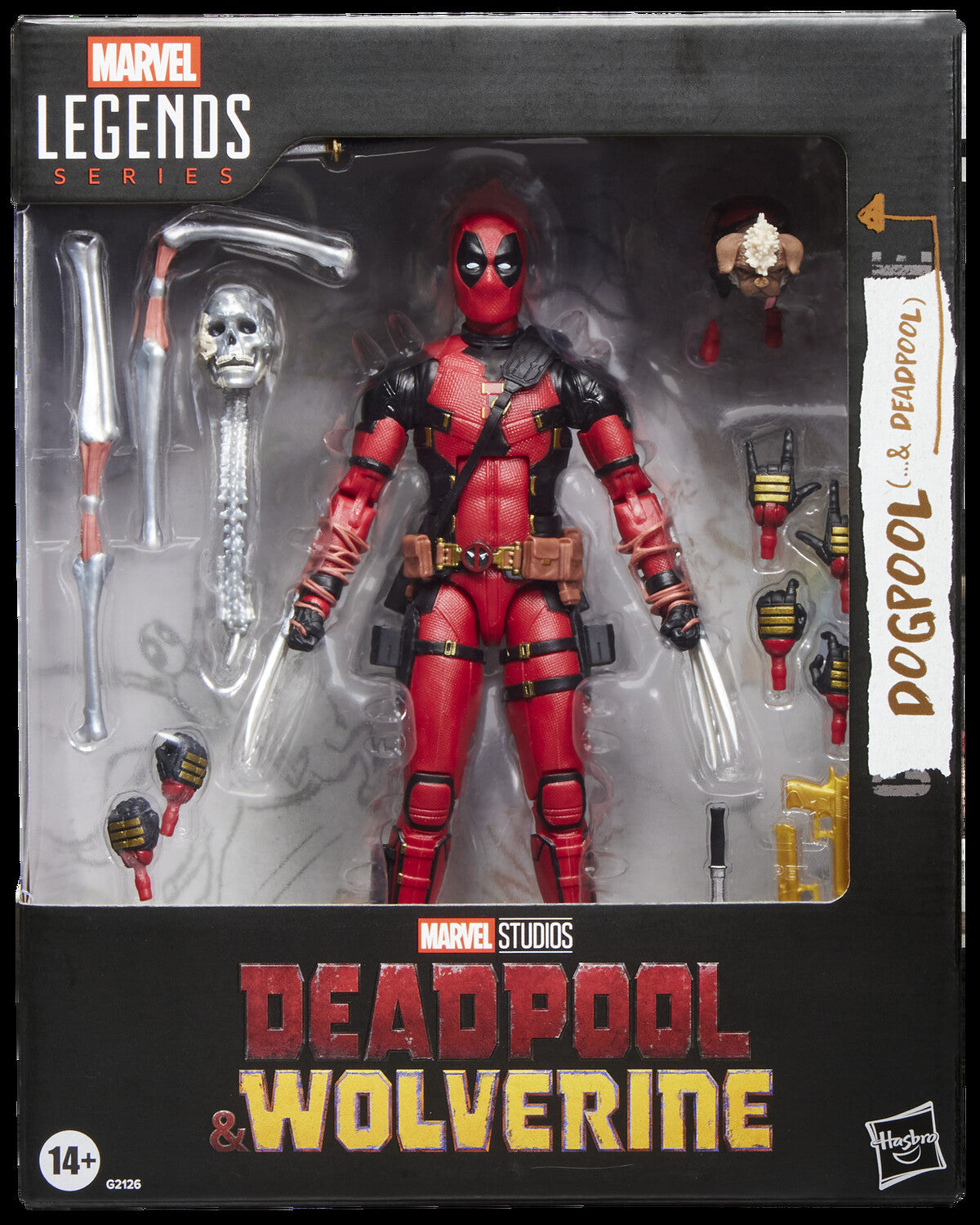 DEADPOOL & DOGPOOL FIGURAS 15 CM DEADPOOL & WOLVERINE MARVEL LEGENDS SERIES