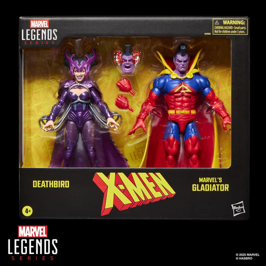 DEATHBIRD & GLADIATOR SET 2 FIGURAS 15 CM X-MEN MARVEL LEGENDS SERIES