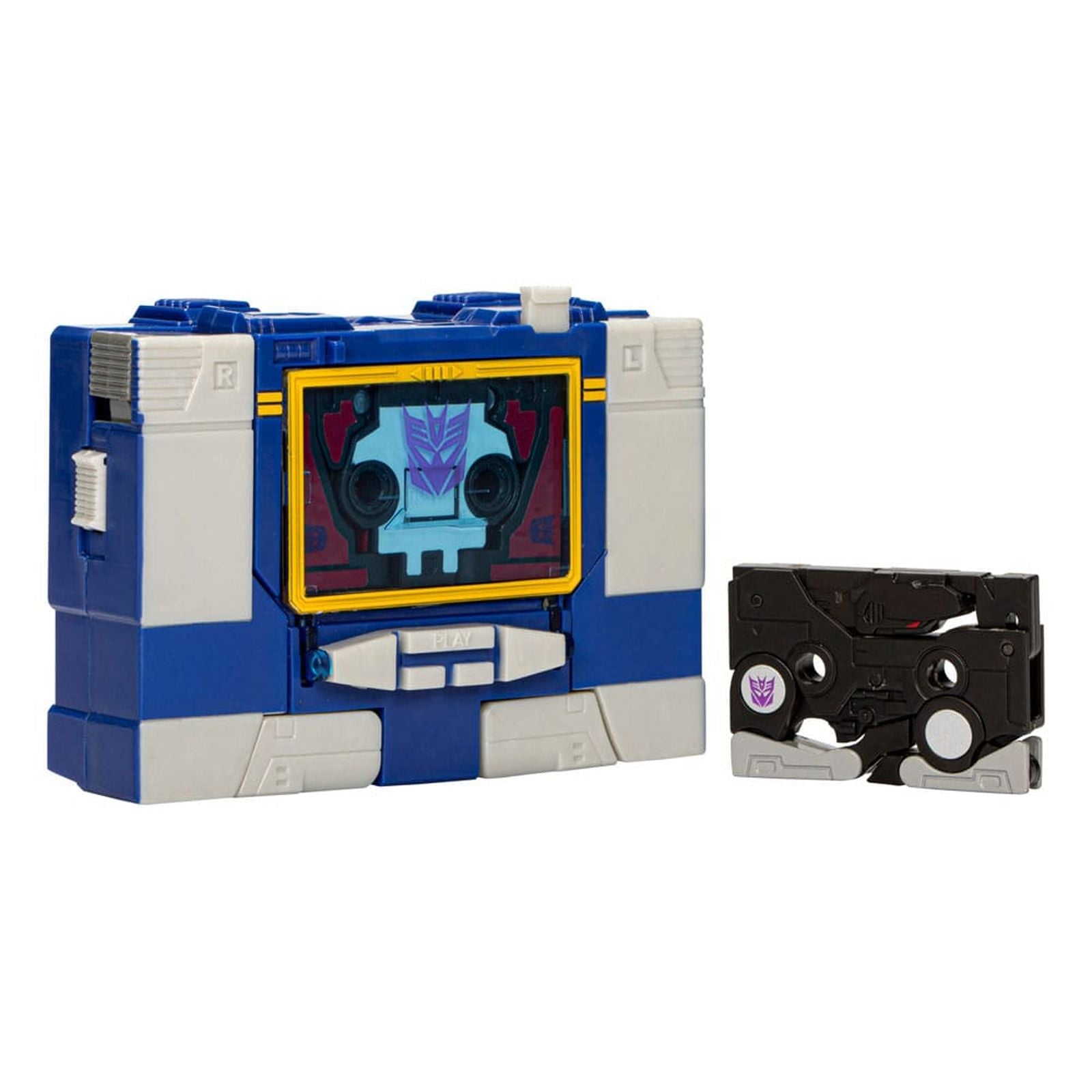 DECEPTICON COMMUNICATOR SOUNDWAVE & LASERBEAK & RAVAGE SET FIG. 17,5 / 3,5 CM G1 UNIVERSE TRANSFORMERS RETRO