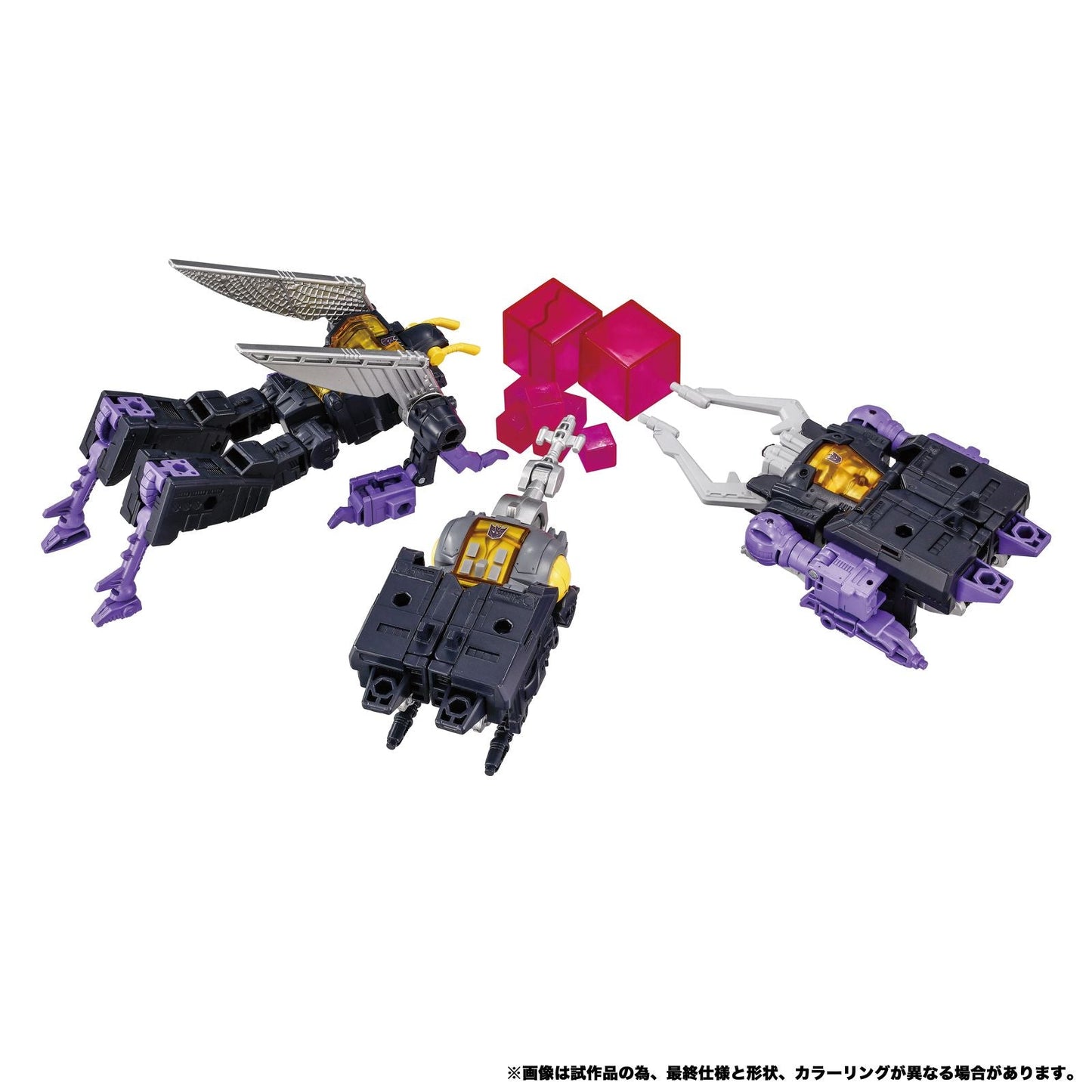 DECEPTICONS PART 2 PACK 4 FIGURAS 17 & 12,5 CM TRANSFORMERS DRAMATIC CAPTURE SERIES TAKARA TOMY