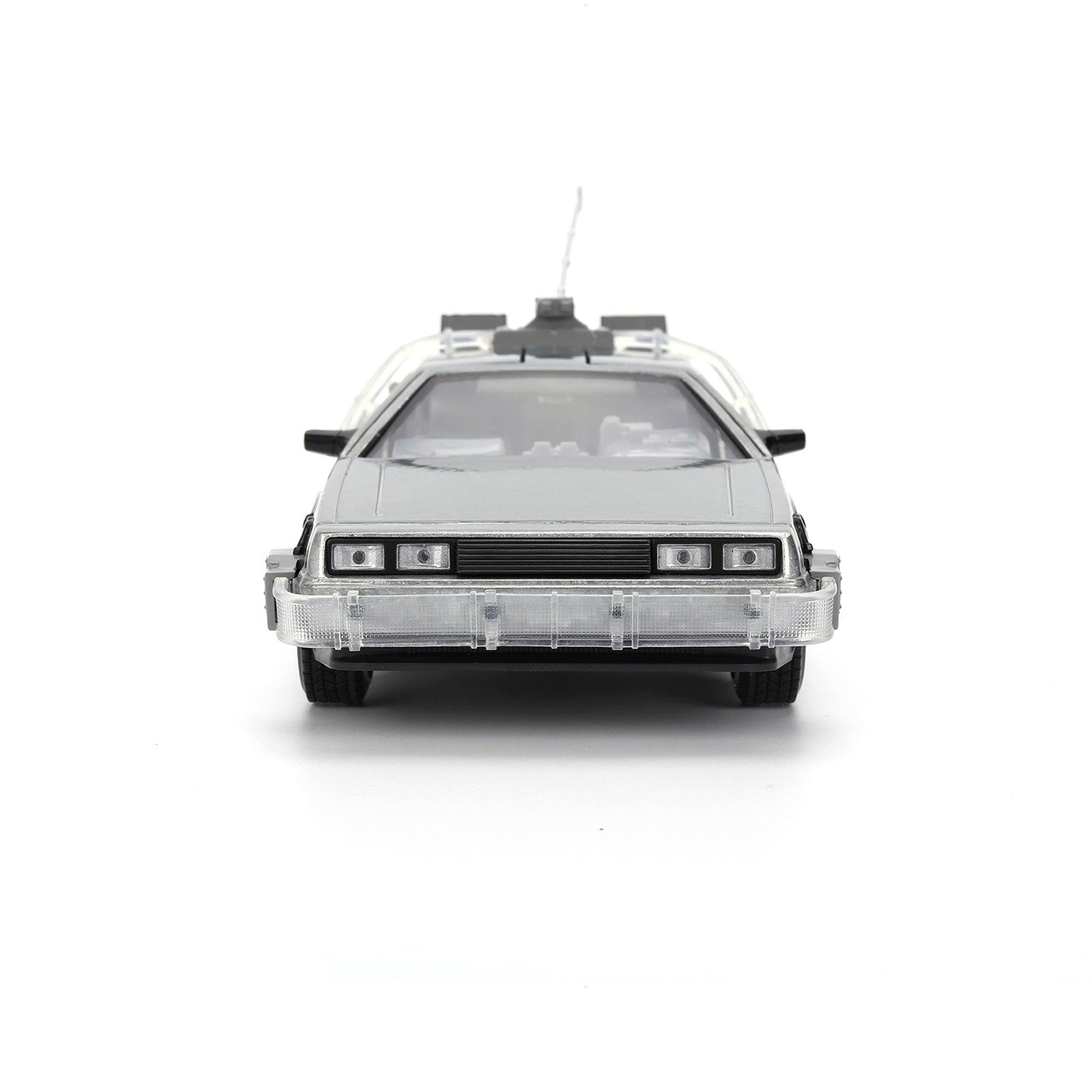 DELOREAN 40 ANIVERSARIO VEHICULO 1/24 BACK TO THE FUTURE SCALE HOLLYWOOD RIDES