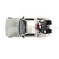 DELOREAN 40 ANIVERSARIO VEHICULO 1/24 BACK TO THE FUTURE SCALE HOLLYWOOD RIDES