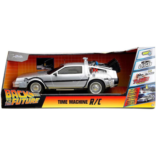 DELOREAN TIME MACHINE VEHICULO RADIOCONTROL 1/16 SCALE BACK TO THE FUTURE