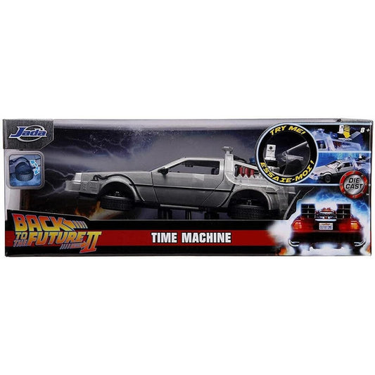 DELOREAN TIME MACHINE VEHICULO 1/24 SCALE BACK TO THE FUTURE II 