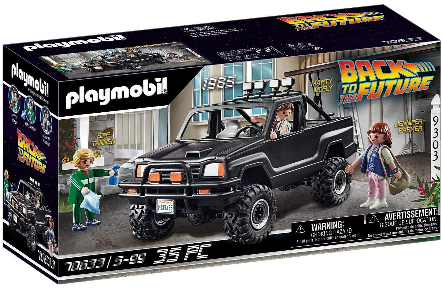 Playmobil regreso al futuro camioneta pick - up de marty