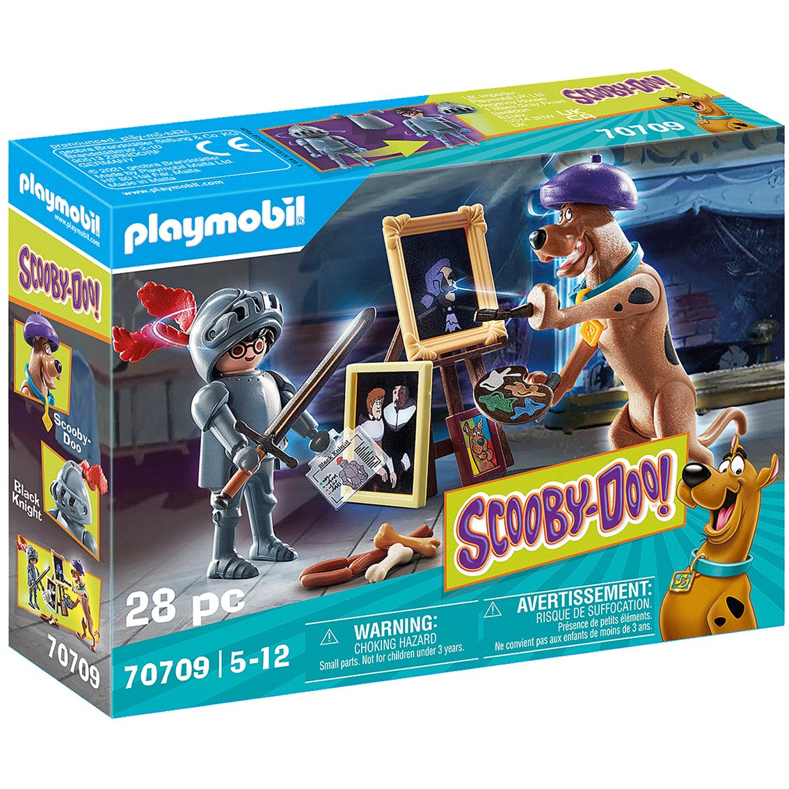 Playmobil scooby - doo! aventura con black knight