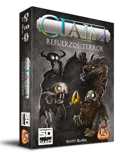 JUEGO DE MESA CLAIM REFUERZOS: TERROR PEGI 10