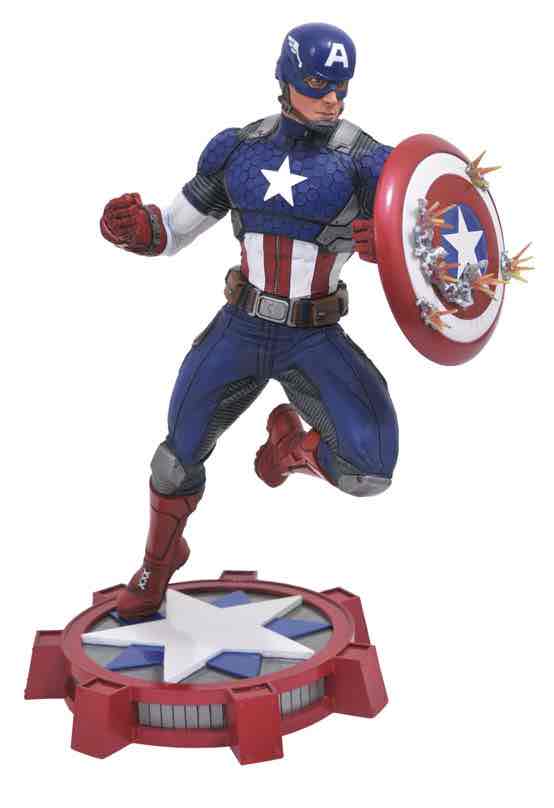 FIGURA DIAMOND COLLECTION MARVEL AVENGERS NUEVO CAPITAN AMERICA 25 CM MARVEL GALLERY NOW SELECT TOYS