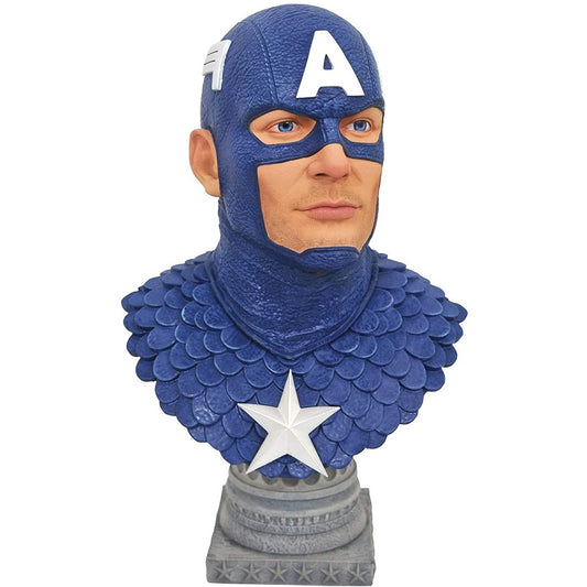 FIGURA DIAMOND COLLECTION MARVEL COMICS CAPITAN AMERICA LEGENDS COLLECTION 1 - 2 ESCALA