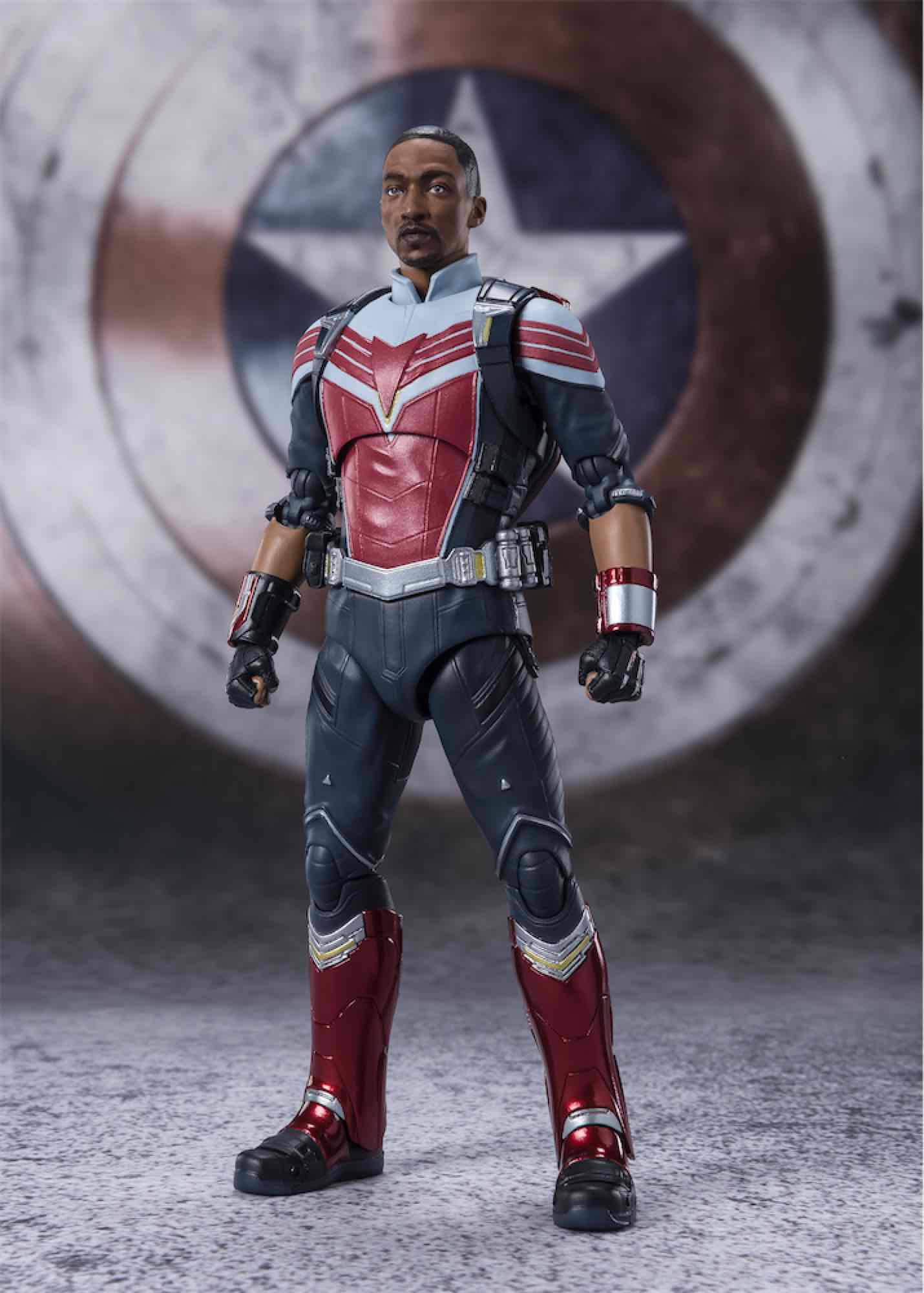 Figura tamashi nations falcon figura marvel the falcon and the winter soldier s.h. figuarts