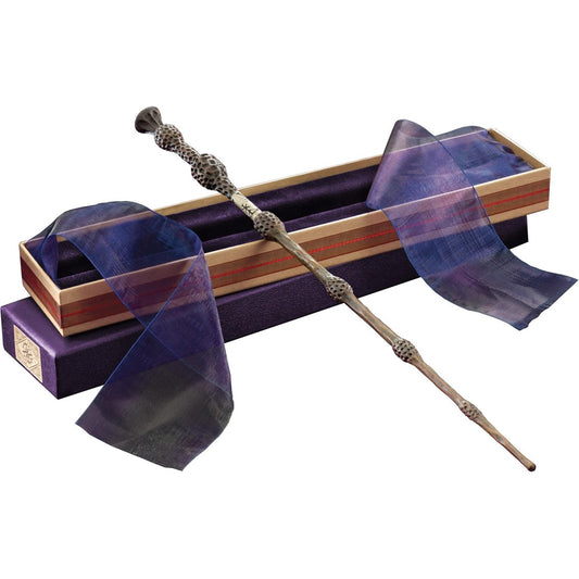 REPLICA THE NOBLE COLLECTION HARRY POTTER VARITA DE ALBUS DUMBLEDORE EN CAJA DE OLIVANDER