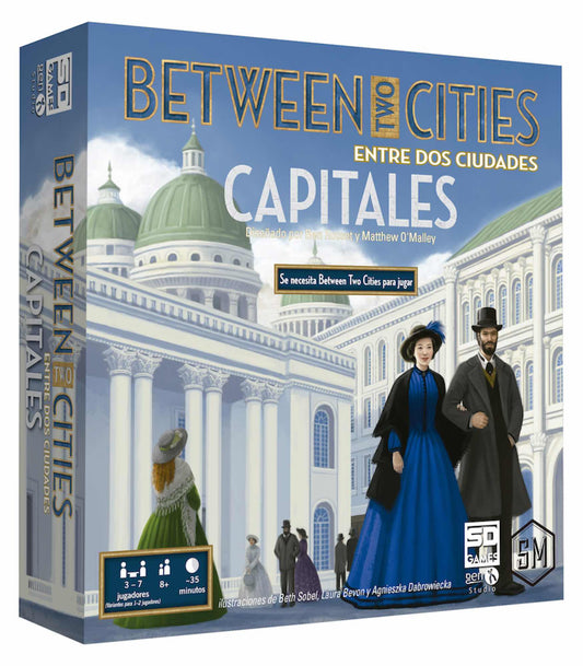JUEGO DE MESA BETWEEN TWO CITIES ENTRE DOS CIUDADES CAPITALES PEGI 8 - Z POP Toys