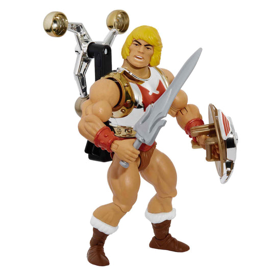 FIGURA MATTEL MASTERS OF THE UNIVERSE ORIGINS HE - MAN PUÑO VOLADOR - Z POP Toys