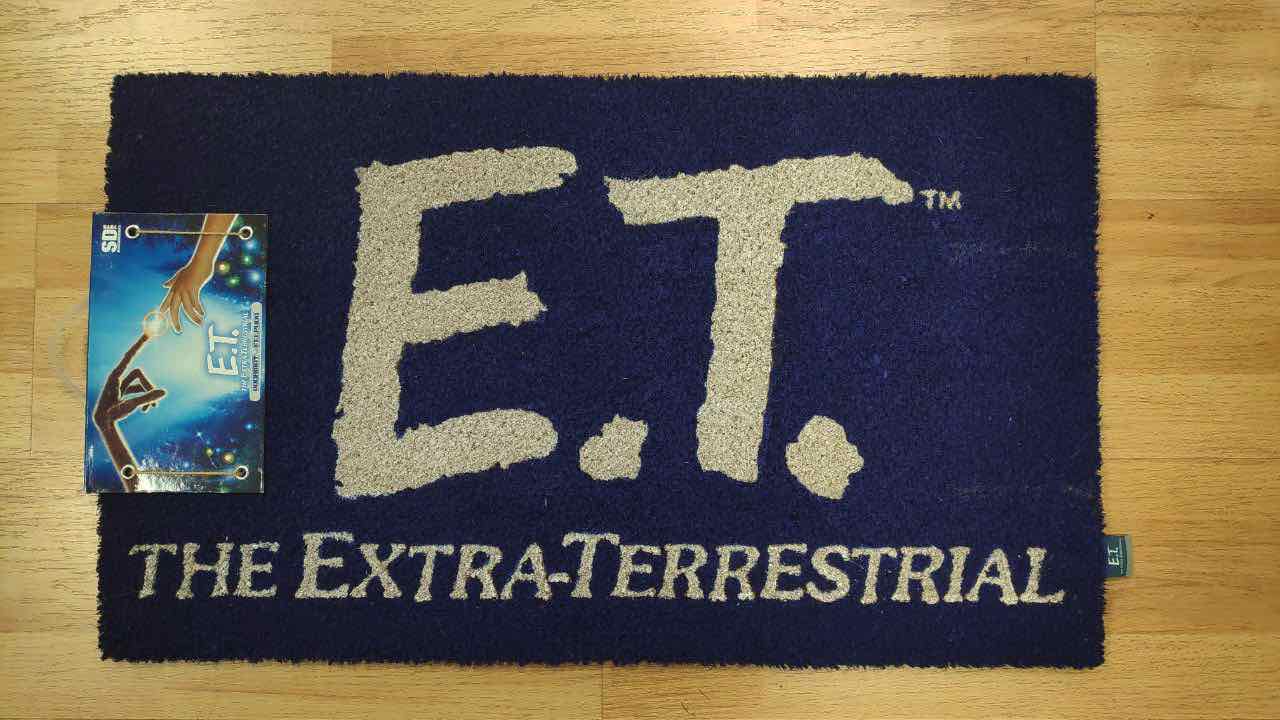 Felpudo 60x40 e.t. logo e.t. azul