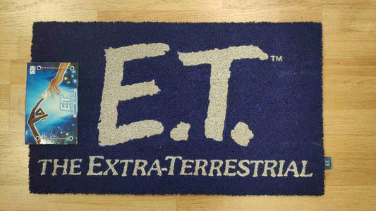 Felpudo 60x40 e.t. logo e.t. azul