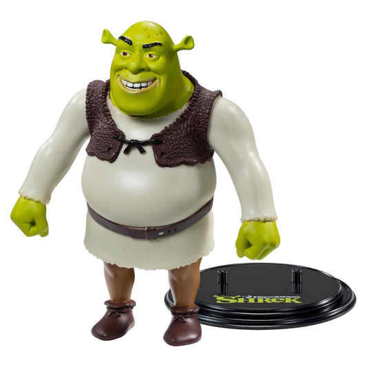 FIGURA THE NOBLE COLLECTION BENDYFIGS CINE SHREK FLEXIBLE