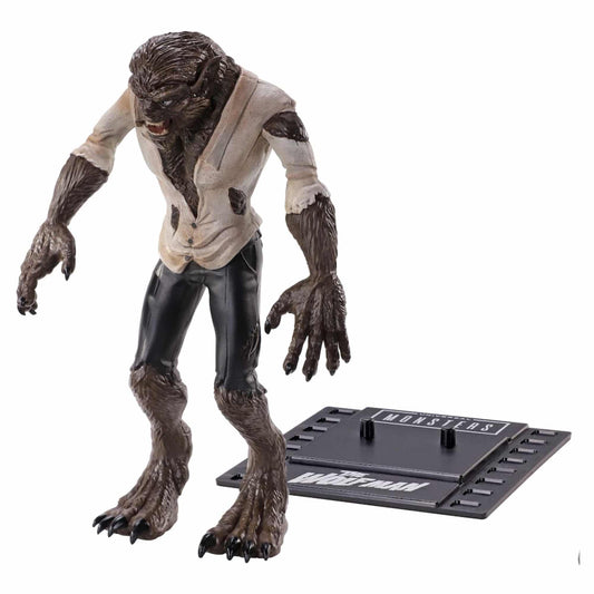 Figura the noble collection bendyfigs cine universal studios hombre lobo