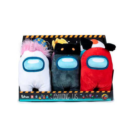 SURTIDO PELUCHES 6 UNIDADES AMONG US EDICION LIMITADA