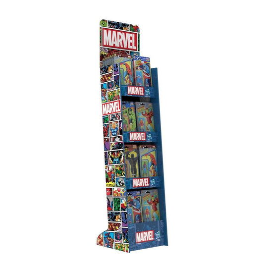 Expositor hasbro marvel retro 48 unidades 5 modelos