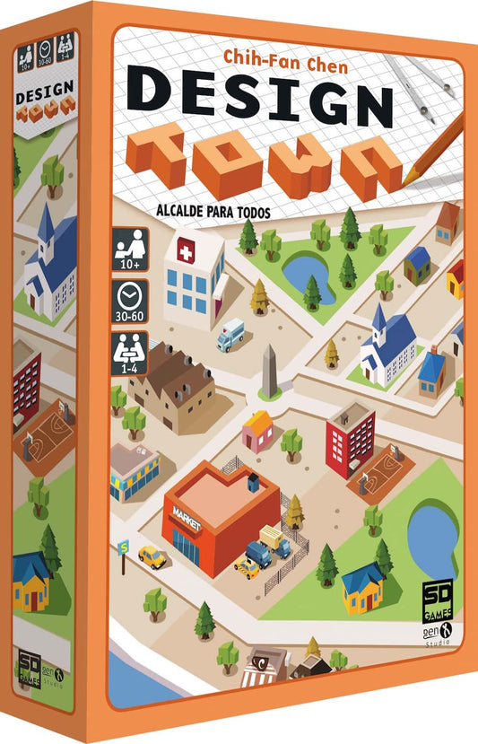 JUEGO DE MESA DESIGN TOWN PEGI 10 - Z POP Toys