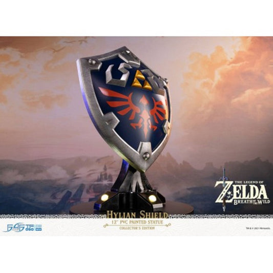 REPLICA FIRST 4 FIGURES COLLECTOR EDITION THE LEGEND OF ZELDA BREATH OF THE WILD ESCUDO HYLIANO - Z POP Toys