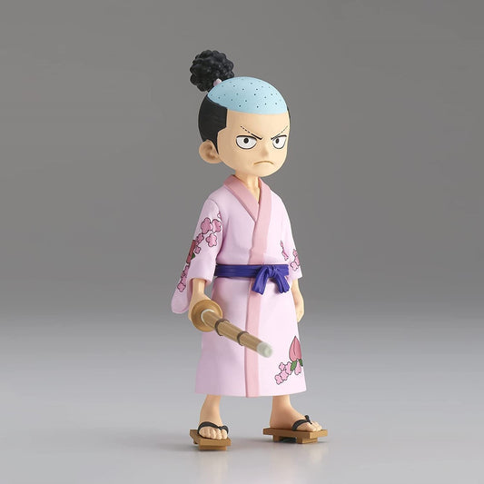 FIGURA BANPRESTO ONE PIECE DXF THE GRANDLINE SERIES WANOKUNI KOUZUKI MOMONOSUKE VOLUMEN 5