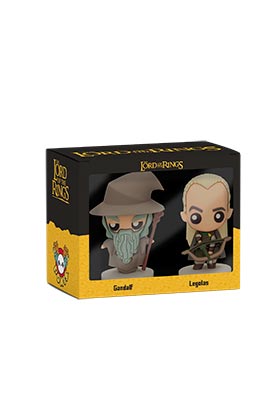 Set 2 figuras sd toys pokis el señor de los anillos gandalf y legolas