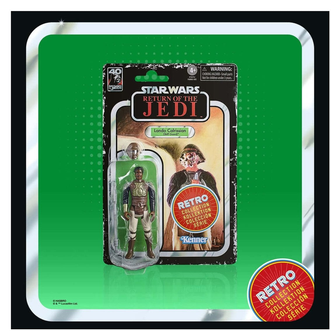 FIGURA HASBRO STAR WARS RETRO COLLECTION -  LANDO CAALRISSIAN (SKIFF GUARD)