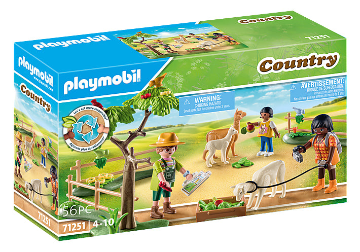 PLAYMOBIL COUNTRY PASEO CON ALPACA - Z POP Toys